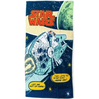 Carbotex Кърпа за баня с мотиви от Star Wars - 70 х 140 см (ST586324-R)