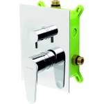 FERRO Titania Fresh - Скрита батерия за 2 уреда с корпус, хром BOX96051R, 0 (BOX96051R,0)