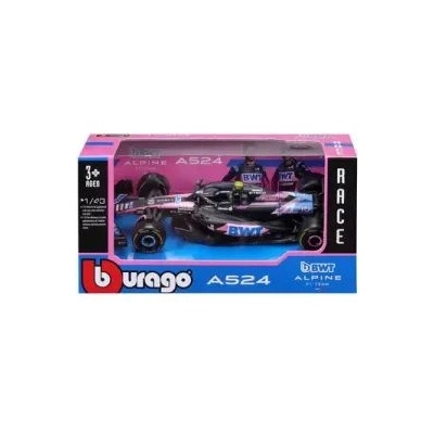 Bburago Състезателна кола Bburago F1 - BWT Alpine F1 Team, 1: 43 (1701)