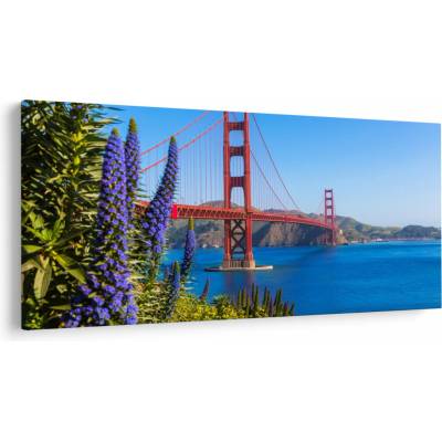 Obraz - Golden Gate Bridge, San Francisco, jednodílný 250x125 cm – Hledejceny.cz