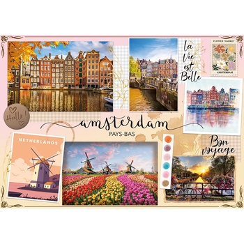 Nathan - Puzzle Holidays in Amsterdam - 1 500 piese