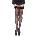 Leg Avenue Fishnet Thigh Highs with Bow 9018 Black