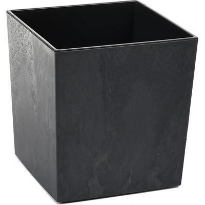 Harasim Plastový květináč Juka eco beton efekt 300x300 mm černý beton