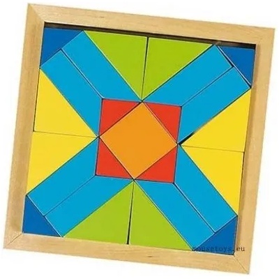 Goki - Дървена мозайка - Светът на формите (57572)