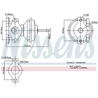 NISSENS AGR ventil NIS 98471