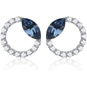 Silenti Jewelry Сребърни обеци "Морска Светлина