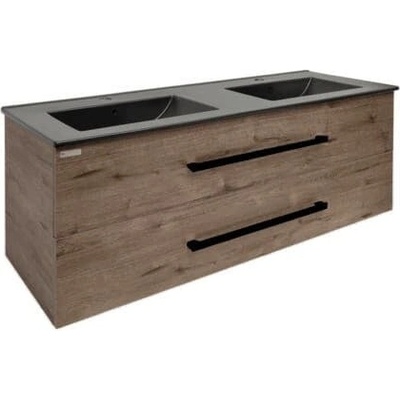 SAT Skříňka s umyvadlem Cube Way dub wellington mat CUBE46C1202DWMODC