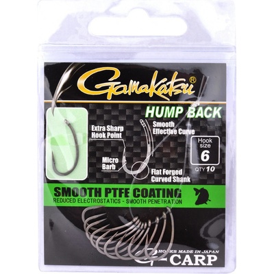 Gamakatsu G-Carp Hump Back vel.6 10 ks