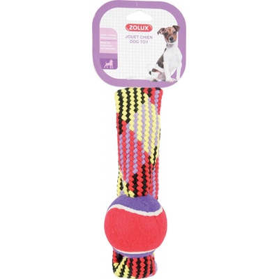 Zolux Hračka pes Tennis Ball Rope kruh 23 cm