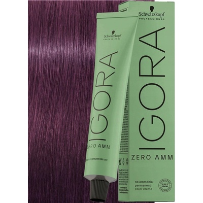 Schwarzkopf IGORA ZERO AMM barva bez amoniaku 6-99 Tmavě Plavá Fialová Extra