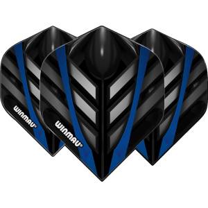 Winmau Пера Winmau Mega Standard Black, Grey & Blue