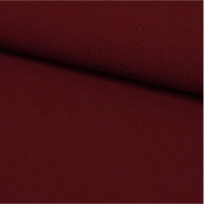 Mondo Italia Jednofarebná látka Panama stretch MIG13 bordová Bordová Vzorka látky (10x10 cm +/-1 cm)