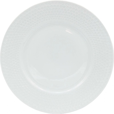 BANQUET talíř mělký 28,5cm HONEYCOMB porcelánový BÍ MAT327167
