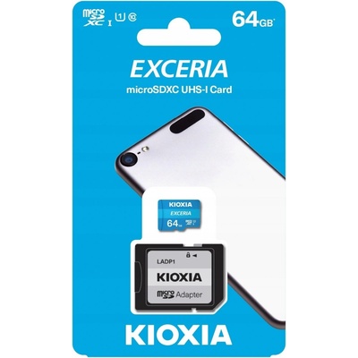 KIOXIA EXCERIA microSDXC UHS-I U1 64 GB LMEX1L064GG2
