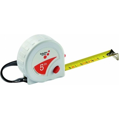 Navíjecí metr, 5 m x 19 mm, třída 2, s brzdou a příchytkou k zavěšení