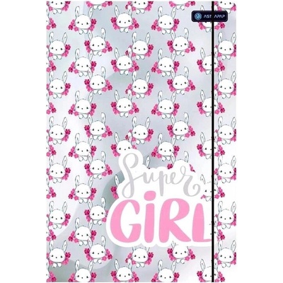 Astra desky na sešity Girls A4 s gumičkou