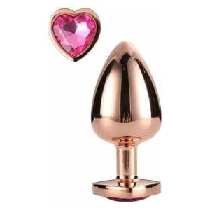  Анален разширител Gleaming Love, Малък размер, 7.1 см, Златист, 45720