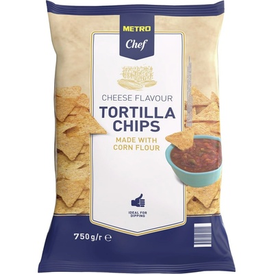 Metro Chef Tortilla Chips Sýrové 750 g