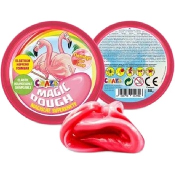 Image 1 of CRAZE Магически разноцветен моделин Craze - Фламинго, 80 g, асортимент (C12796)