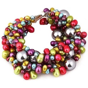 Dannyra Перлена, многоцветна гривна Cacophony Dannyra Jewels