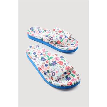 Moda Trend Дамски плажни чехли - Многоцветни #331879 (331879_Светло син)