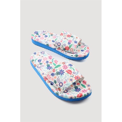 Moda Trend Дамски плажни чехли - Многоцветни #331879 (331879_Светло син)