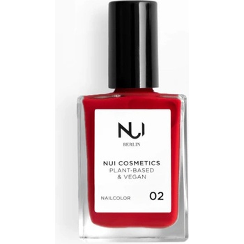 NUI Cosmetics Přírodní lak na nehty 02 RED 14 ml