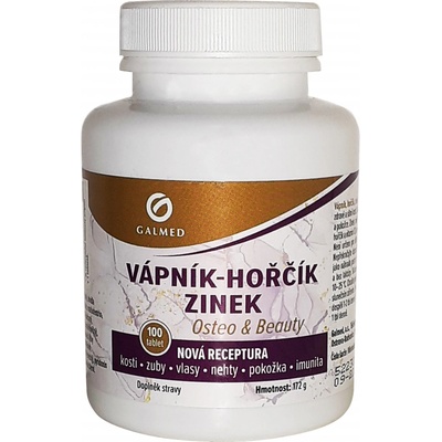 Galmed Vápník-Hořčík-Zinok Osteo&Beauty 100 tabliet
