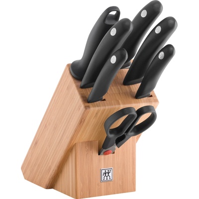 Zwilling Blok s 5 nožmi nožnicami a brúskou Style 8 dielov