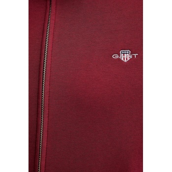 Gant Суичър Gant мъжки в черно с качулка с изчистен дизайн (2007059)