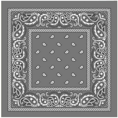 Blingstar bandana šátek Šedá B201