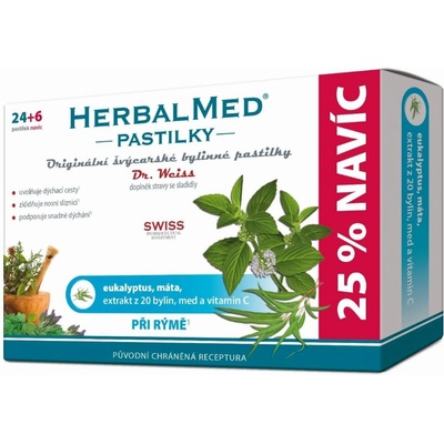 Simply You Herbal Med BEZ CUKRU šalvia ženšen vitamín C 24+6