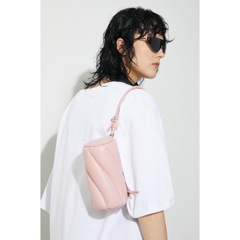 Fiorucci Кожена чанта Fiorucci Baby Pink Leather Mini Mella Bag в розово U01FPABA002LE04PN02 (U01FPABA002LE04PN02)