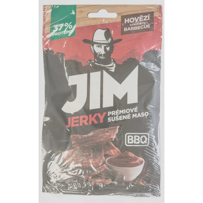 JIM JERKY hovězí BBQ 23 g