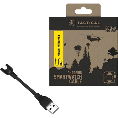 Tactical USB заряден кабел за Xiaomi Mi Band 2 - Черен KP31208 (31208)