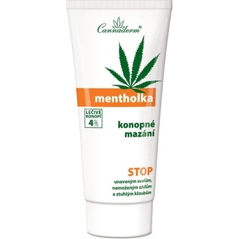 Cannaderm Mentolka konopné mazání 200 ml