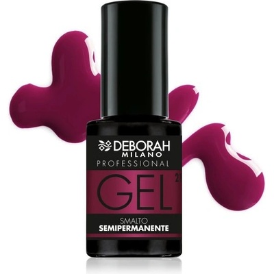 Deborah Milano gelový lak na nehty semi-permanentní, č. 21 Bordeaux, 4,5ml