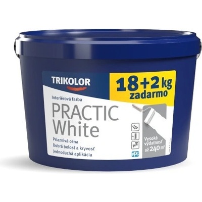 PPG Trikolor 36 + 4 kg Practic White