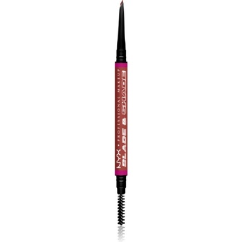 NYX Professional Makeup Blade & Shade молив за вежди с четка цвят 06 Rich Auburn гр