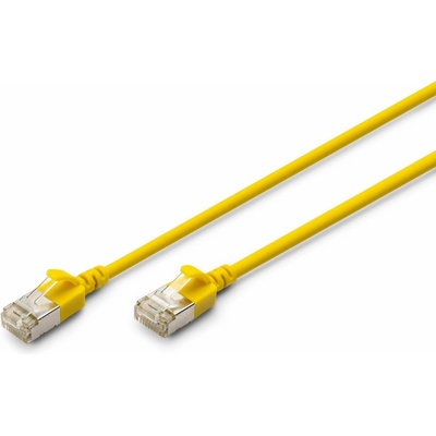 Digitus DK -1632-A-015S-Y Slim RJ45-RJ45 patch Cat. 6A F/FTP/ AWG 32/7 LSOH 1,5m žlutý