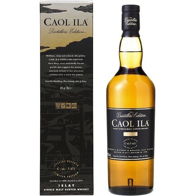 Skotská whisky Caol Ila Distillers Edition 43% 0,7 l (karton)