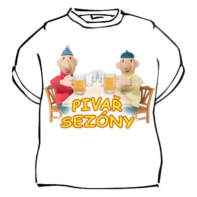 Tričko Pat a Mat Pivař sezony