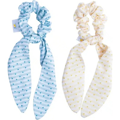 THE COTTON CLOUD SET 2 GUMIČEK THE COTTON CLOUD lemon/aqua