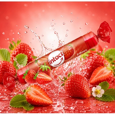 Intact hroznový cukr s vitamínem C jahoda 40 g