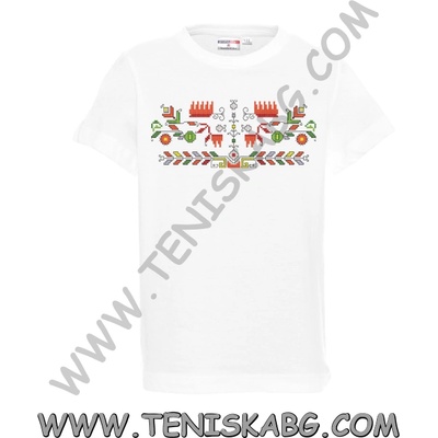 PROMOSTARS Тениска - Шевица принт 1101