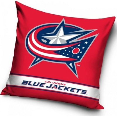 TipTrade Velurový vankúš NHL Columbus Blue Jackets 40x40