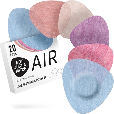 Not Just a Patch Air náplast k CGM senzorům Fslibre/Medtronic/Dexcom multicolor 20 ks