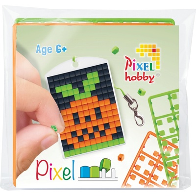 Pixelhobby Мозайка с пиксели Pixelhobby, Ключодържател - Тиква (23136)