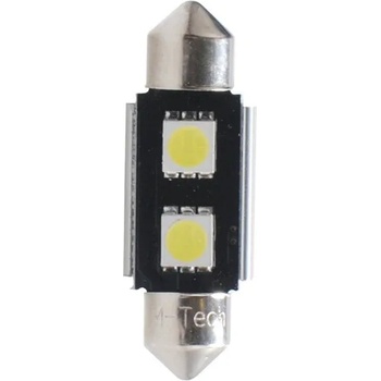 m-tech LED C5W 36mm 2xSMD5050 White RAD CANBUS крушка (L305W)