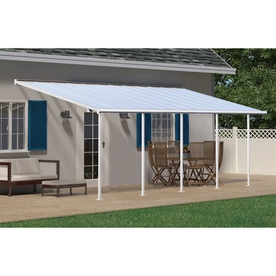 Palram Алуминиев навес за тераса Sierra Palram - Canopia 3 x 7, 3 m бял (PAL703194)
